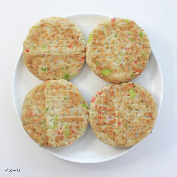 「ふんわりしらす入り 彩り野菜のおとうふバーグ」4個入 - Image 3
