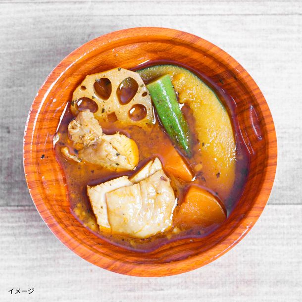 「そのまんまスープカレー チキンと野菜」250g - Image 2
