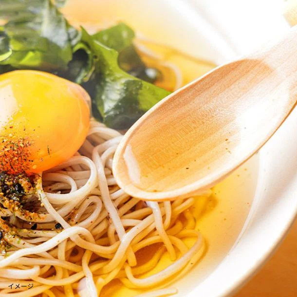 「九条ねぎと深煎七味香る地鶏の旨出汁そば」80g - Image 3
