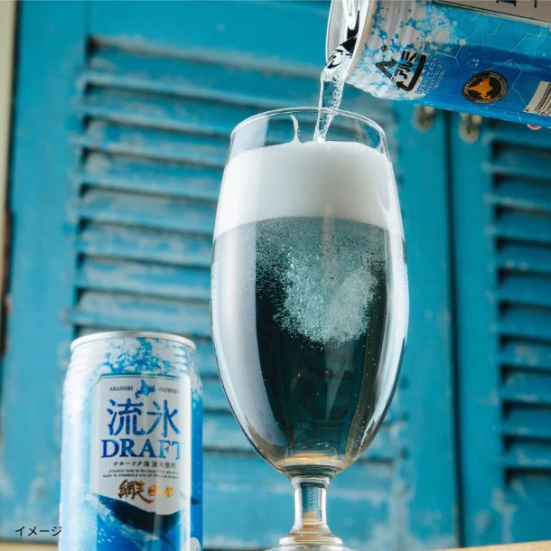 網走ビール「流氷ドラフト（缶）」350ml - Image 2