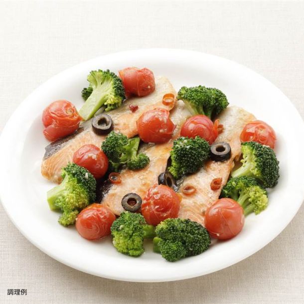 FreshStock「鮭の蒸し焼き ガーリックソース」2～3人前 - Image 2