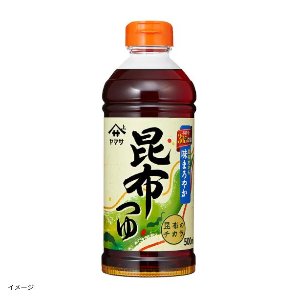 ヤマサ「昆布つゆ」500ml