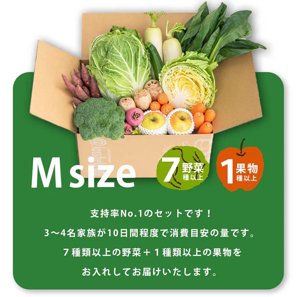 「ロスへル×Kuradashi わくわくロス野菜ボックス（M）」3～4人向け - Image 3