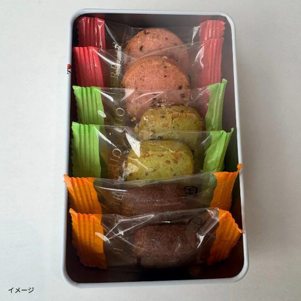 銀座千疋屋「缶入り銀座クッキー PGS-402」6個入 - Image 2