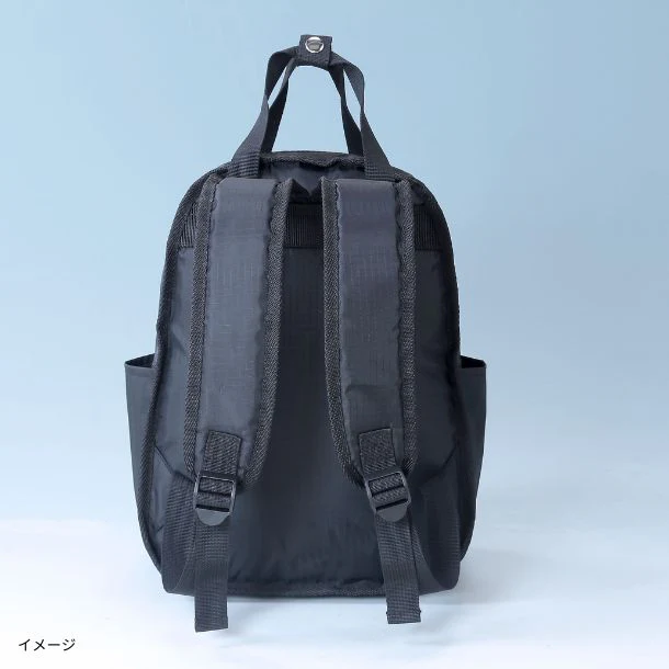 「軽やかリュックサック ブラック」 - Image 5