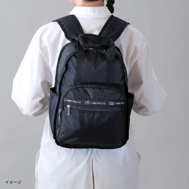 「軽やかリュックサック ブラック」 - Image 7