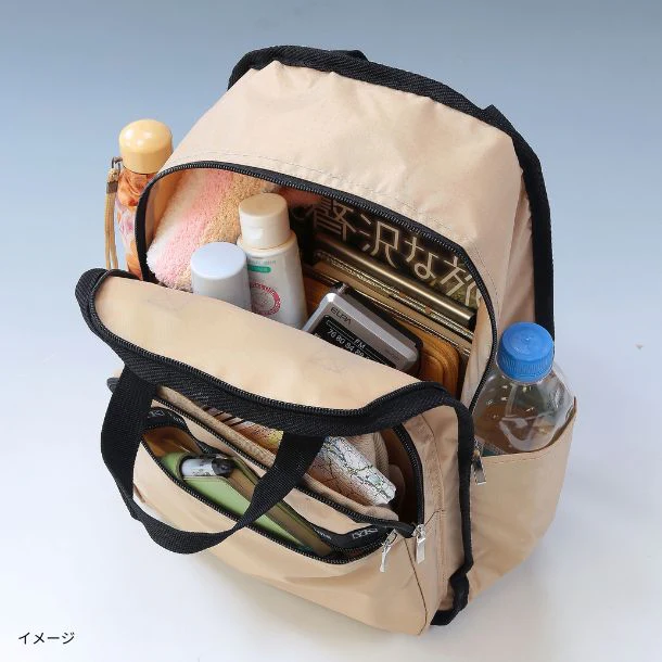 「軽やかリュックサック ベージュ」 - Image 5