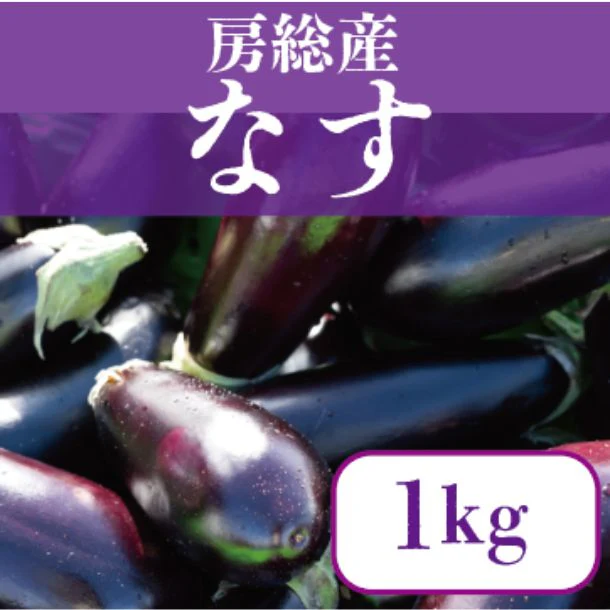千葉県産「房総野菜 茄子」約1kg - Image 2