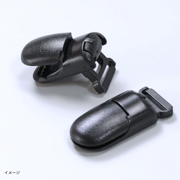 「国産ガーゼ衿カバー（クリップ付き）ピンク」 - Image 2