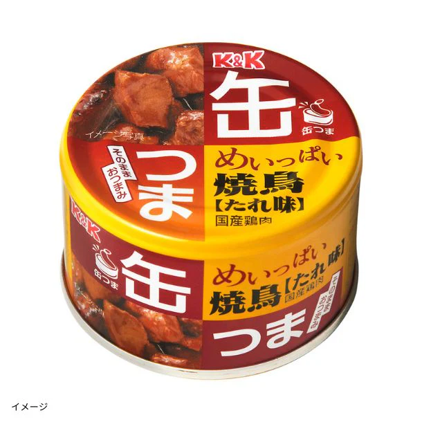 缶つま「めいっぱい焼鳥 たれ味」135g - Image 2