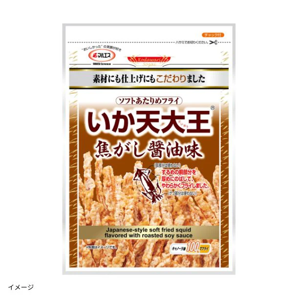 「いか天大王 焦がし醬油味」51g