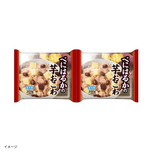 全農「べにはるかの芋おこわ 200g」2袋 - Image 2