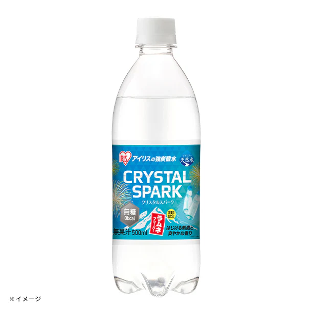アイリスフーズ「CRYSTAL SPARK ラムネ」500ml - Image 2