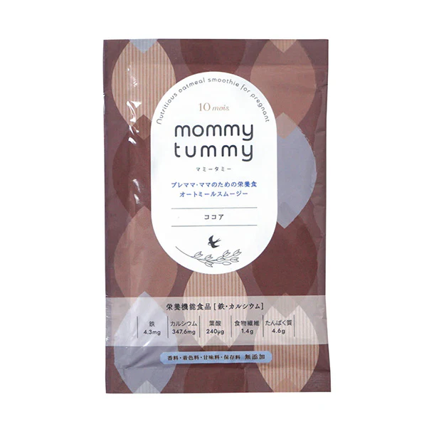 「オートミールスムージー mommy tummy（プレーン味・ココア味・黒ごまきなこ味）」各6袋×2箱 - Image 3