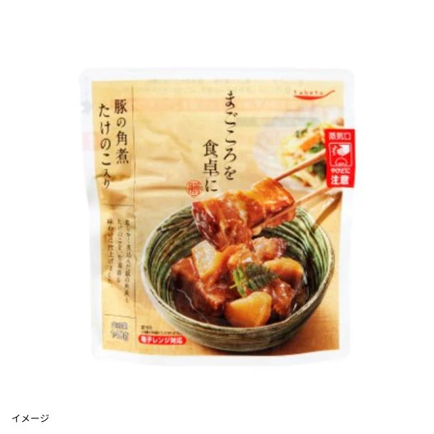 「まごころを食卓に膳 豚の角煮たけのこ入り」140g - Image 2