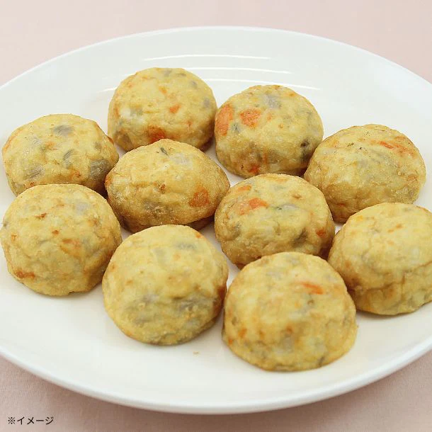 フジフレッシュフーズ「九州産ごぼうのひとくちがんも」180g - Image 2