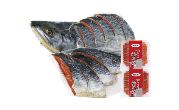 「鮭の山漬け＆いくら醤油漬け」1160g（SE-275） - Image 2