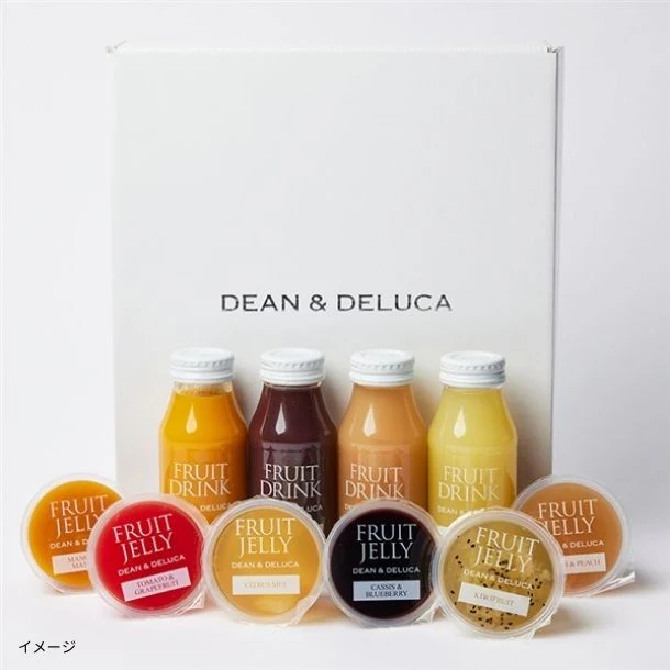 DEAN ＆ DELUCA「フルーツドリンク＆ゼリー2箱とトートバッグのセット」 - Image 2