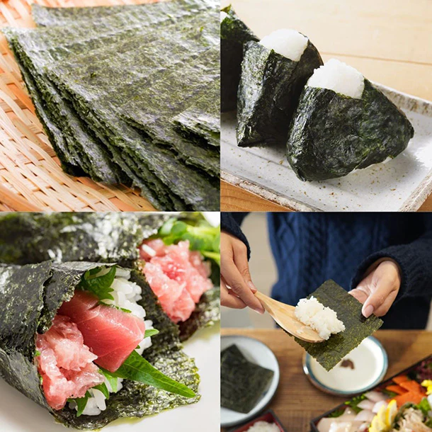 訳あり「有明海産・瀬戸内海産 焼のり 全形50枚」 - Image 2