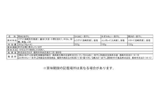 「九州産ひもの詰合せ」 - Image 6