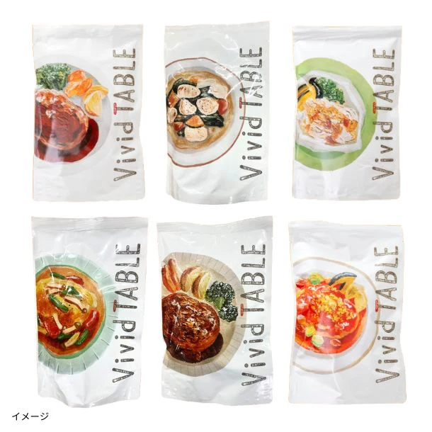 Vivid TABLE「国産食材の彩り冷凍宅食（6種）」計12食 - Image 2