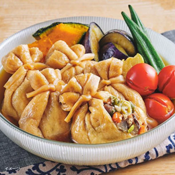 「国産具材の七菜きんちゃく（京都産九条ねぎ入り）」150g - Image 2