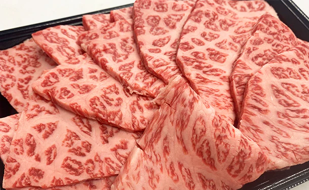 「黒毛和牛A4ランク以上 上ロース焼肉」500g×2パック - Image 2