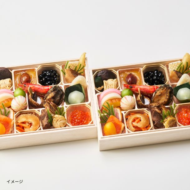 【年内発送】2026おせち「個食おせち料理 二段重」2人前