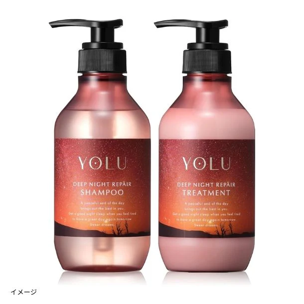 YOLU「ワールド ディープナイトリペアヘアケアセット」バスタブレット付き - Image 2