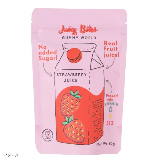 「Bites ビタミングミ ストロベリージュース」30g