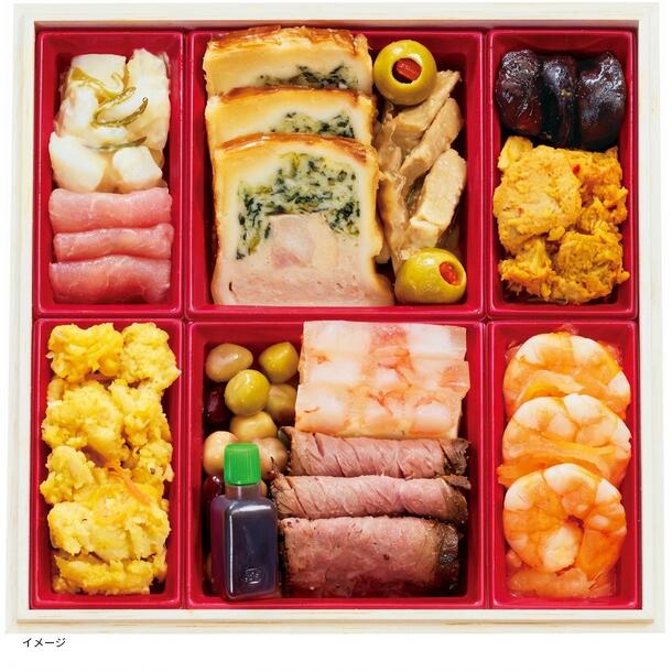 2026おせち「和洋中おせち 6寸 三段重」3～4人前 - Image 3