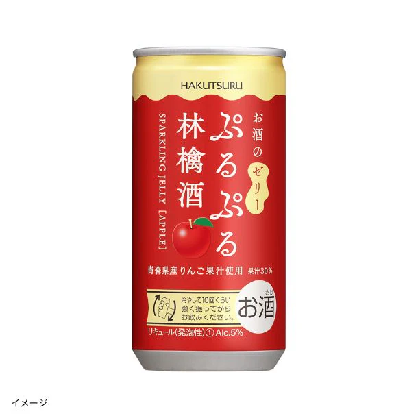白鶴「ぷるぷる林檎酒」190ml - Image 2