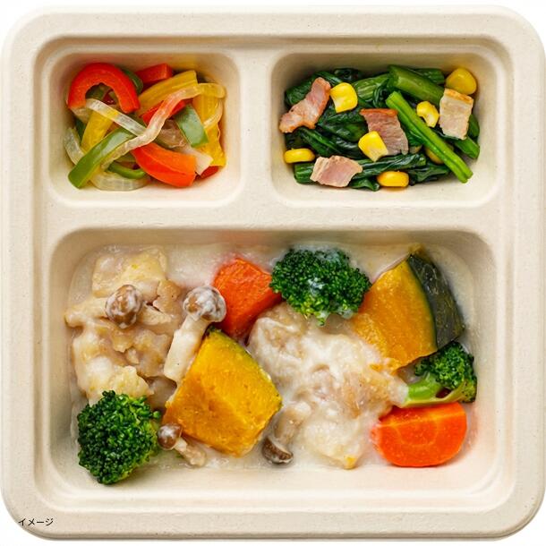「チーズのコク深い 鶏と野菜のクリームソースかけ」220g - Image 2
