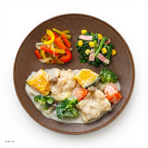 「チーズのコク深い 鶏と野菜のクリームソースかけ」220g - Image 3