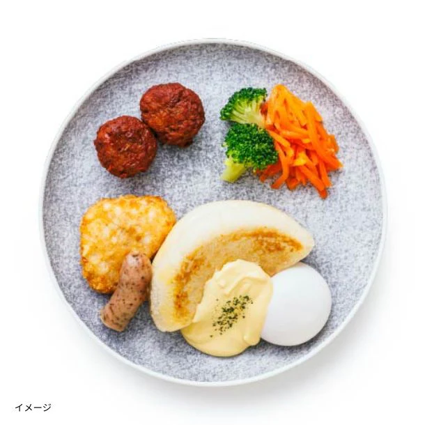 「三ツ星朝ごはん エッグベネディクトプレート」196g - Image 3